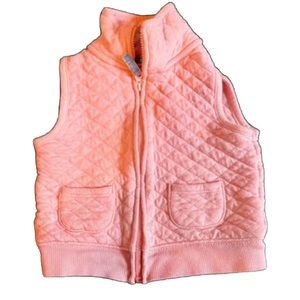 Carter’s Baby Girl 12 Month Old Zip Up Vest